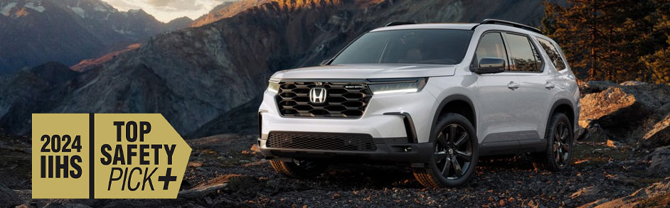 2025 Honda Pilot SUV Earns IIHS TOP SAFETY PICK+ Rating